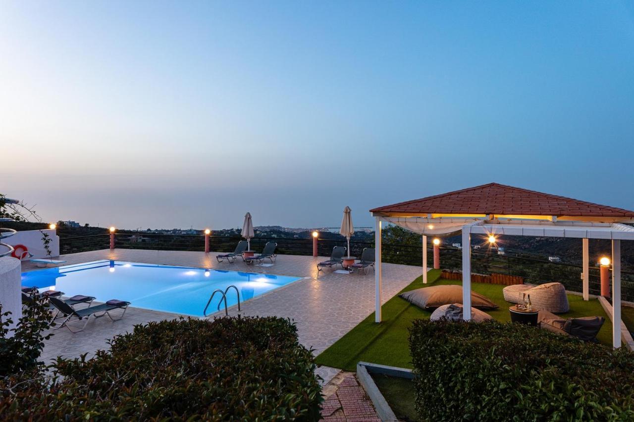 Superb Villa,With Amazing Seaviews & Huge Pool! Somatás Екстериор снимка